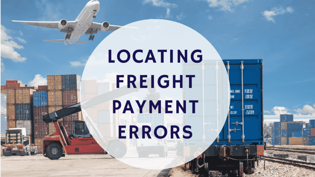 Locating Freight Payment Errors